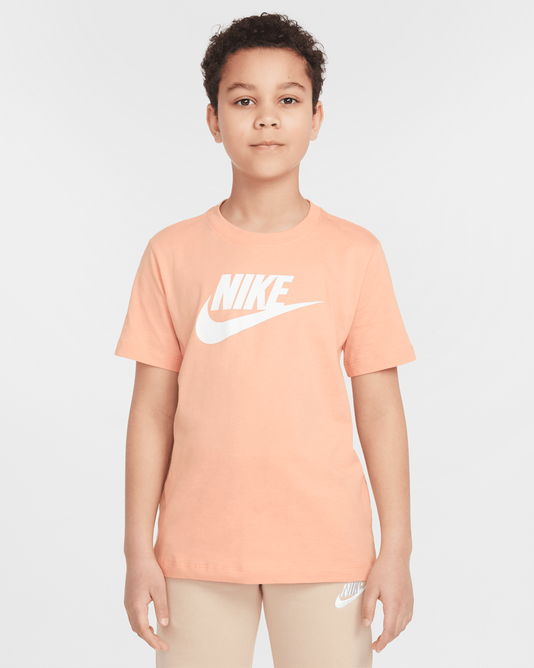 Nike Sportswear Big Kids' T-Shirt - Apricot Agate