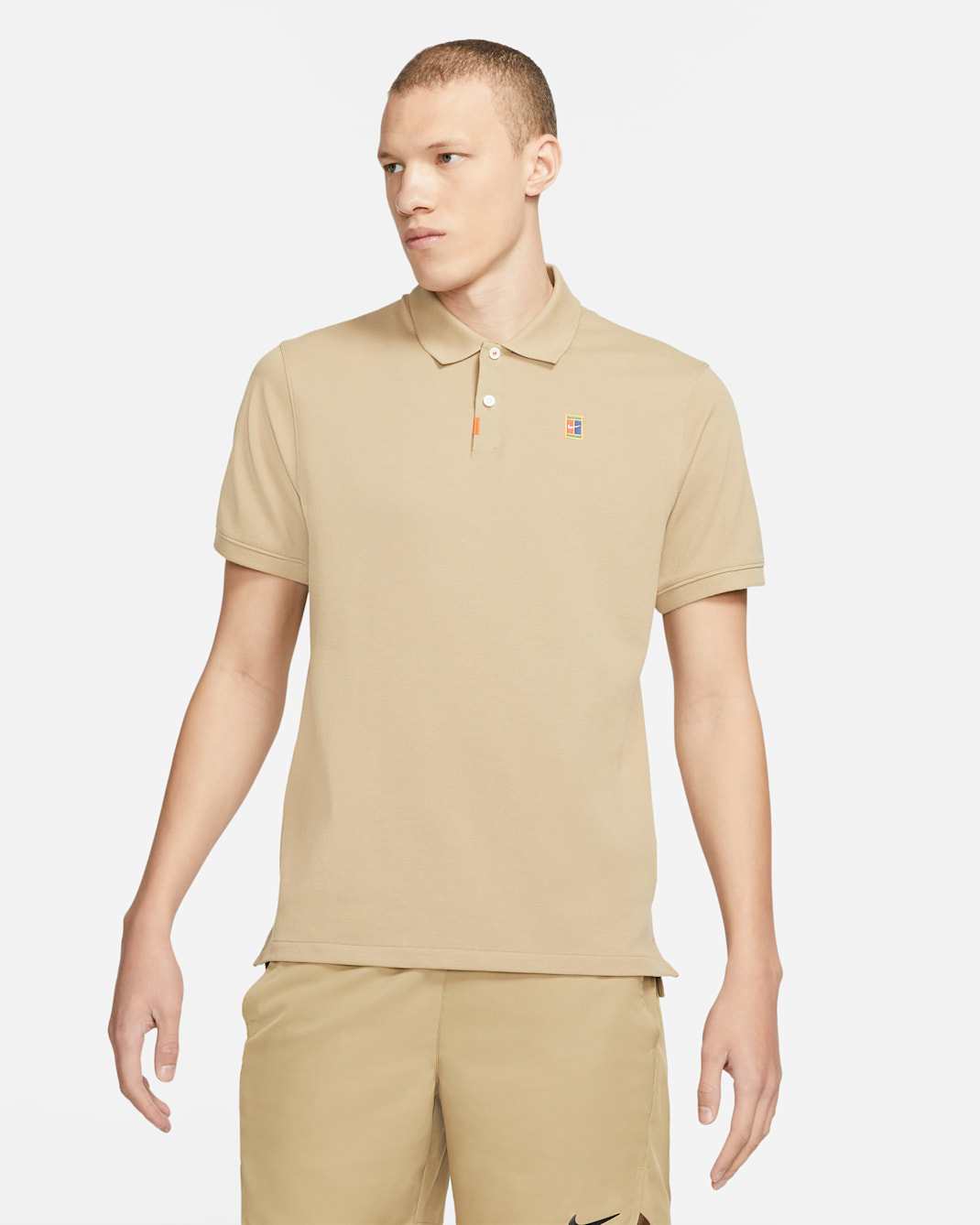 The Nike Polo Men's Slim-Fit Polo - Parachute Beige