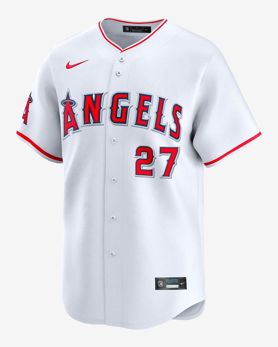 Mike Trout Los Angeles Angels Men's Nike Dri-FIT ADV MLB Limited Jersey - White