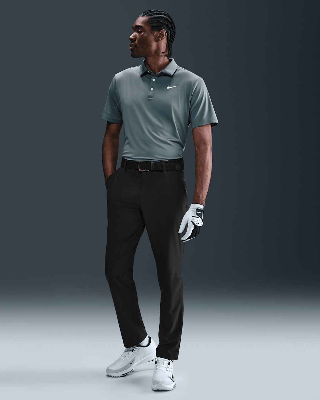 Nike Tour Repel Flex Men's Slim Golf Pants - Night Forest/Night Forest