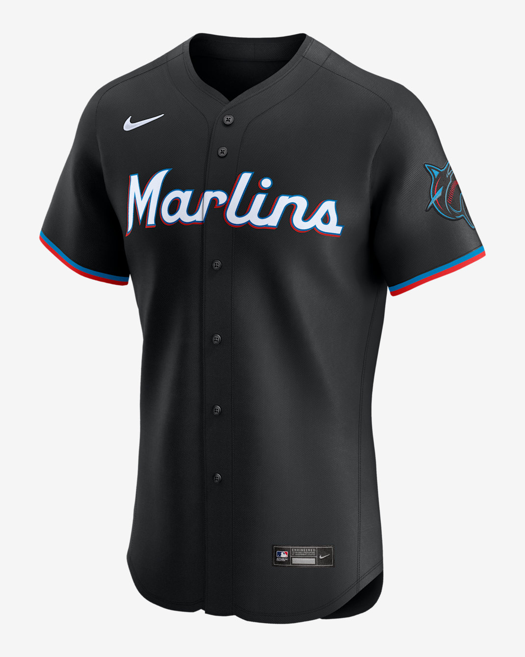 Miami Marlins Men's Nike Dri-FIT ADV MLB Elite Jersey - Black