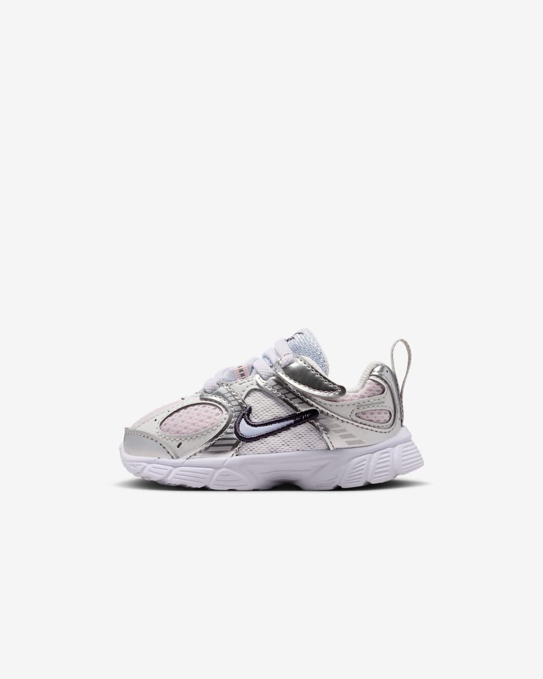 Tenis para bebé e infantil Nike V5 RNR - Violeta claro/Plata metalizado/Morado cueva/Fantasma