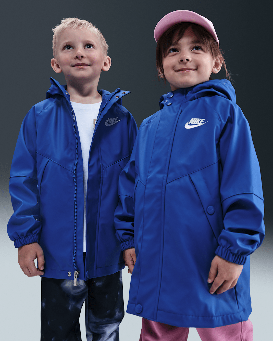 Nike Little Kids' Rain Jacket - Game Royal