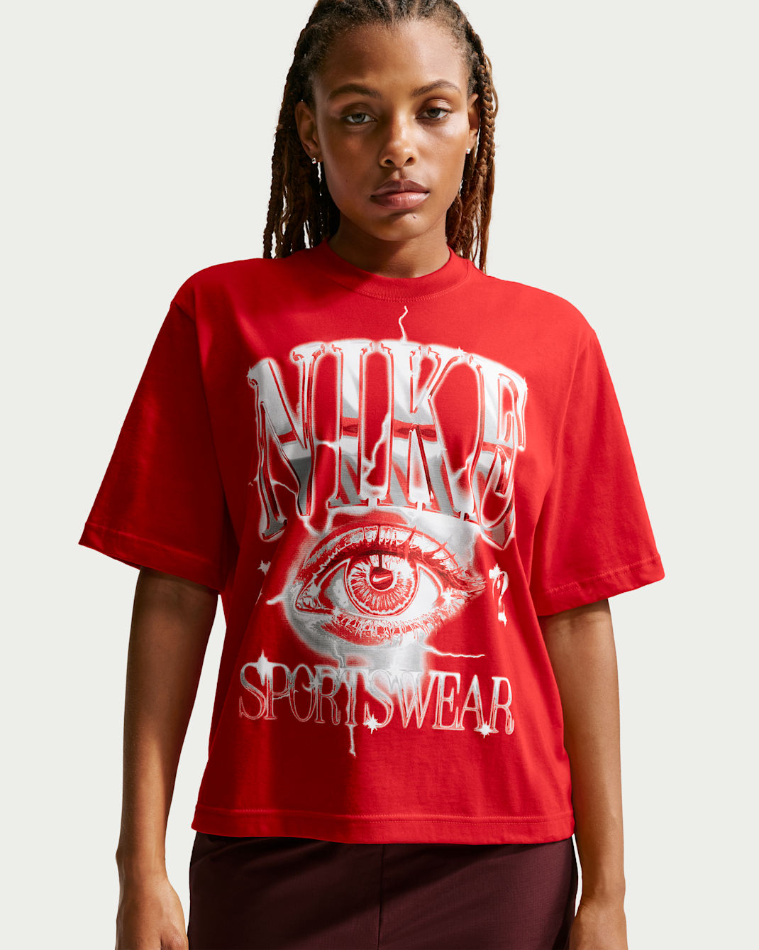 Nike Sportswear Essentials Women's Boxy T-Shirt - University Red