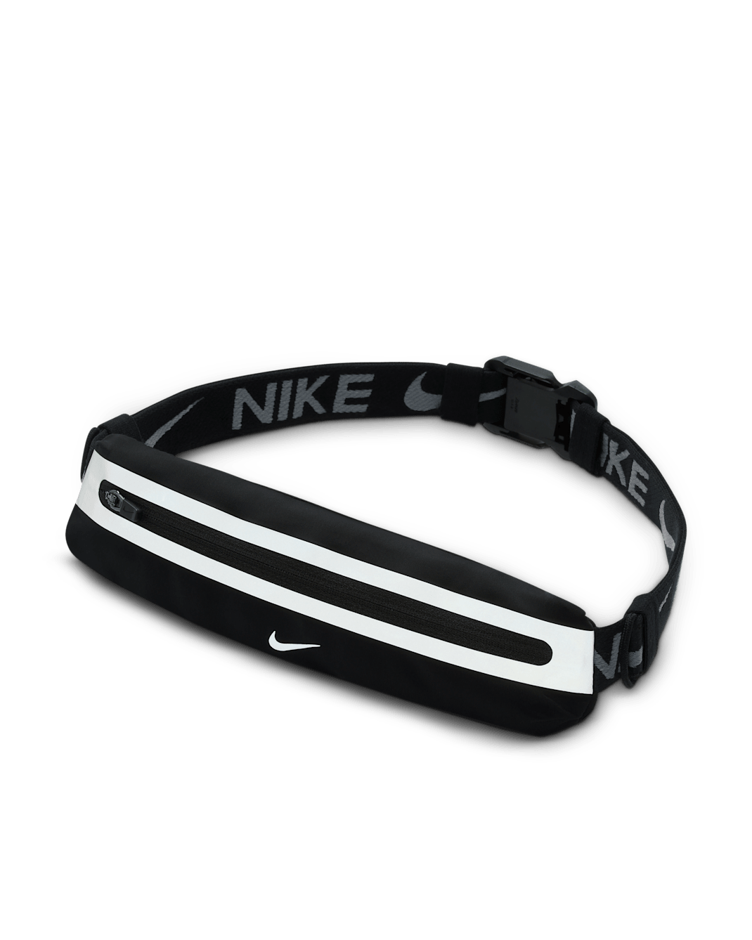 Nike Slim 4.0 Running Waist Pack - Black/Black/Silver