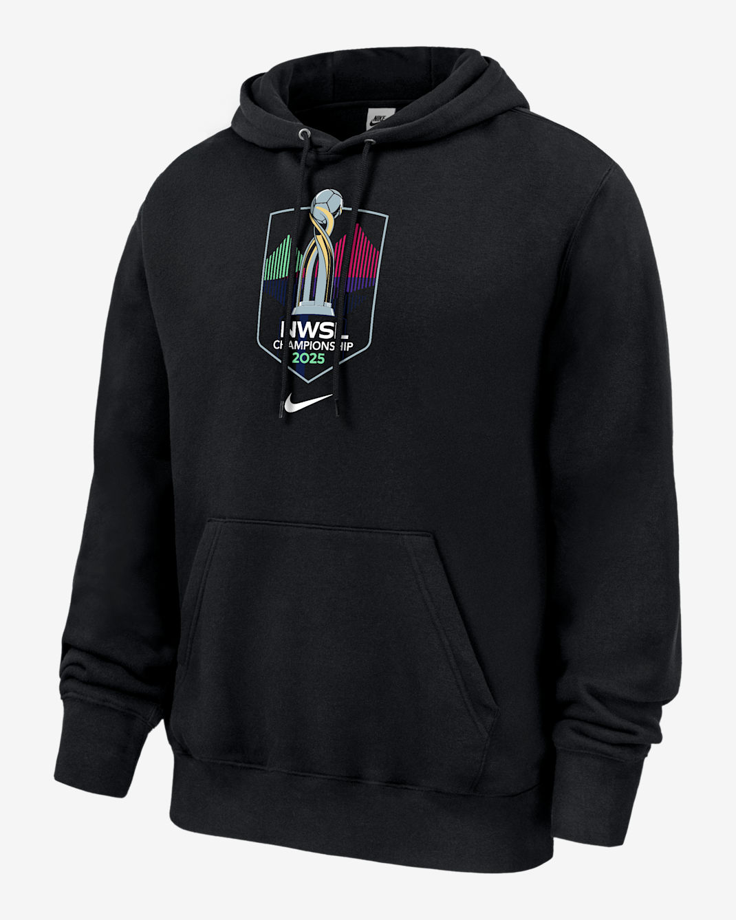 NWSL Championship Club Fleece Nike Pullover Hoodie - Black
