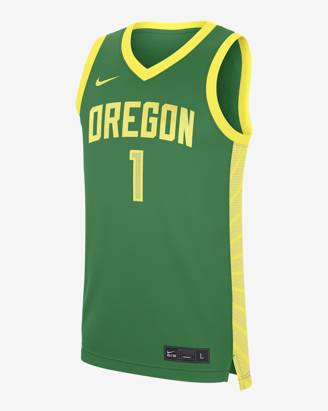 Oregon Replica Men's Nike College Basketball Jersey - Green