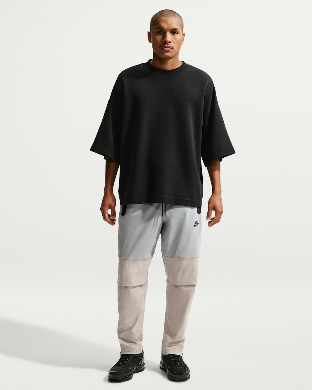 Pantalon tissé Nike Tech pour homme - Wolf Grey/Cream II/Noir