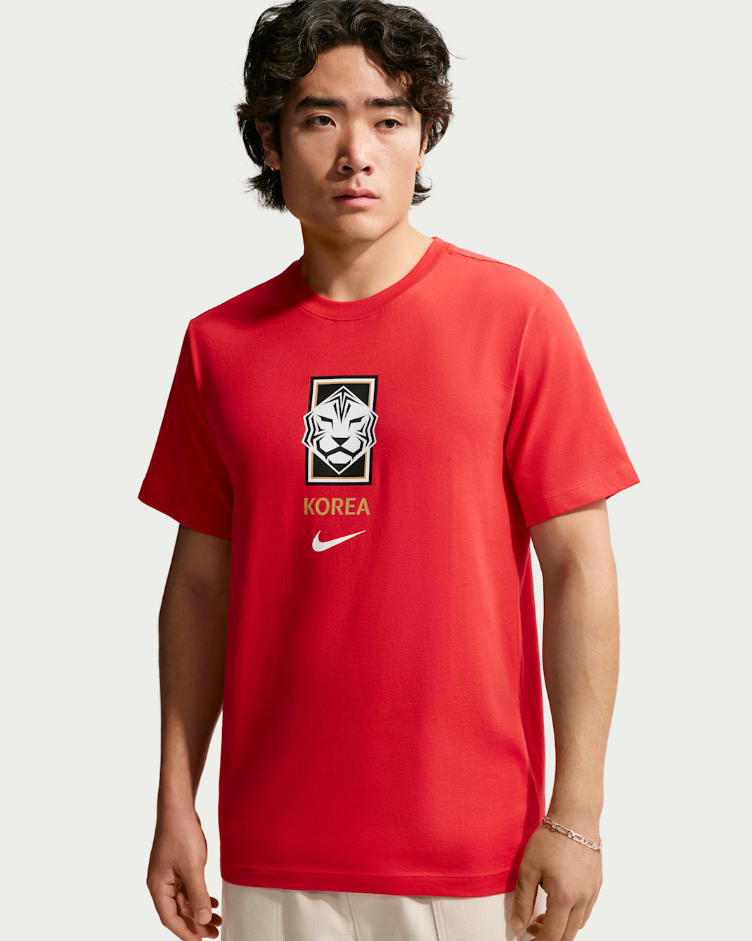 Korea Men's Nike Football T-Shirt - Global Red