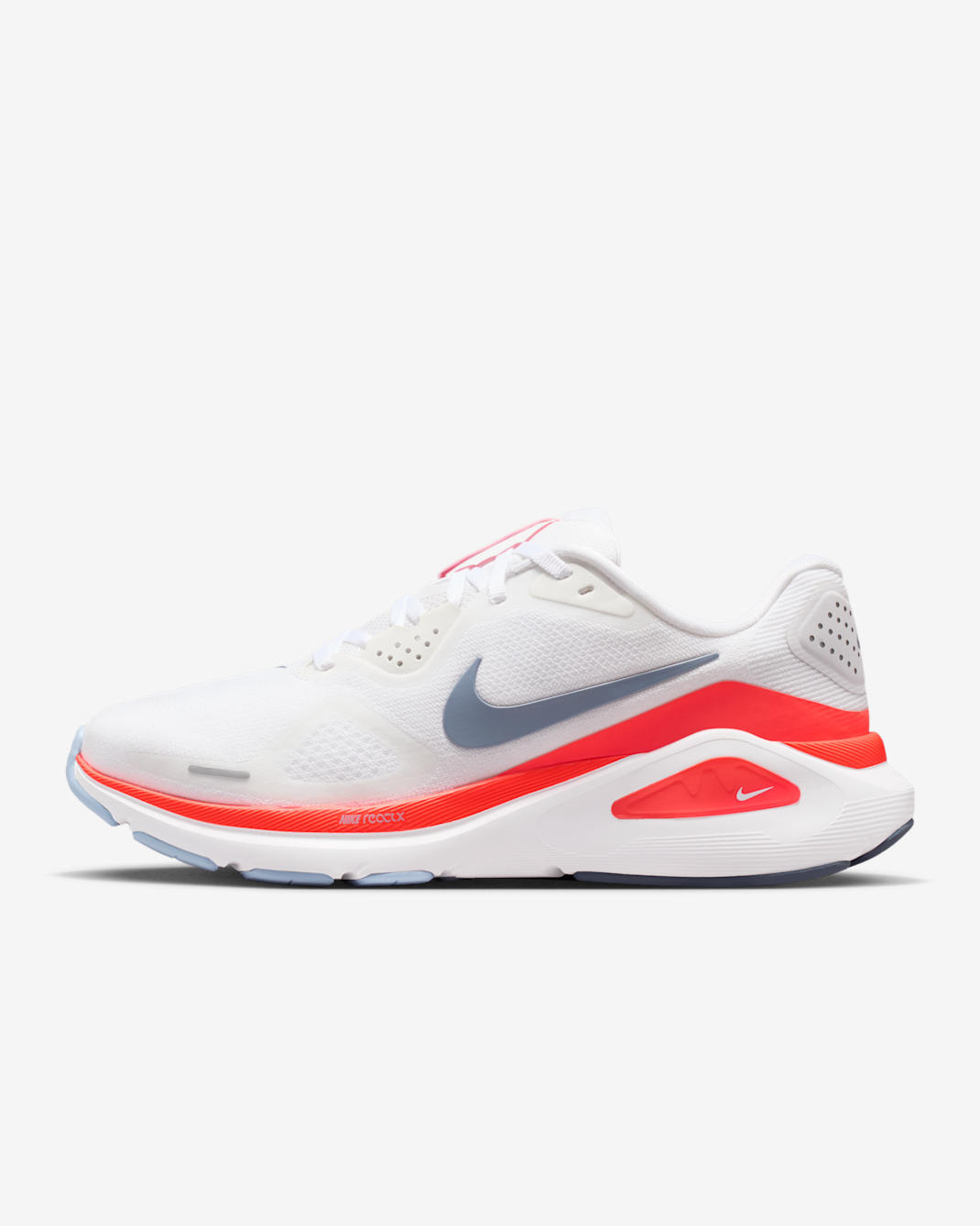 나이키 스트럭처 26 여성 로드 러닝화 - 화이트/핫 라바/하이드로젠 블루/애션 슬레이트