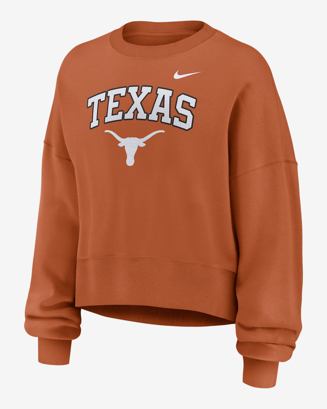 Texas Phoenix Arch Women's Nike College Pullover Crew - Burnt Orange
