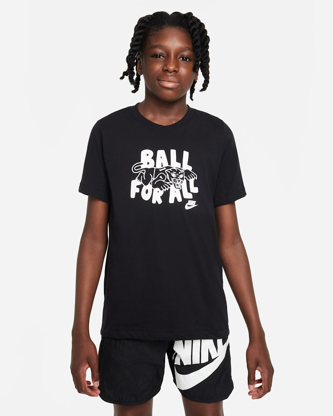 Nike Sportswear Culture of Basketball Older Kids' (Boys') T-Shirt - Black