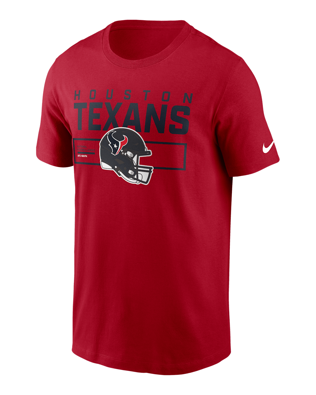 Houston Texans Helmet Essential Men's Nike NFL T-Shirt - Red