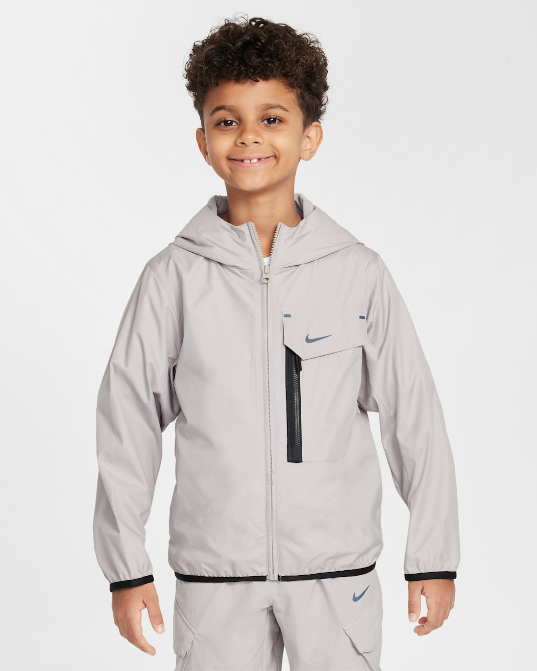 Nike Sportswear City Utility kinderjack - College Grey/College Grey/Zwart