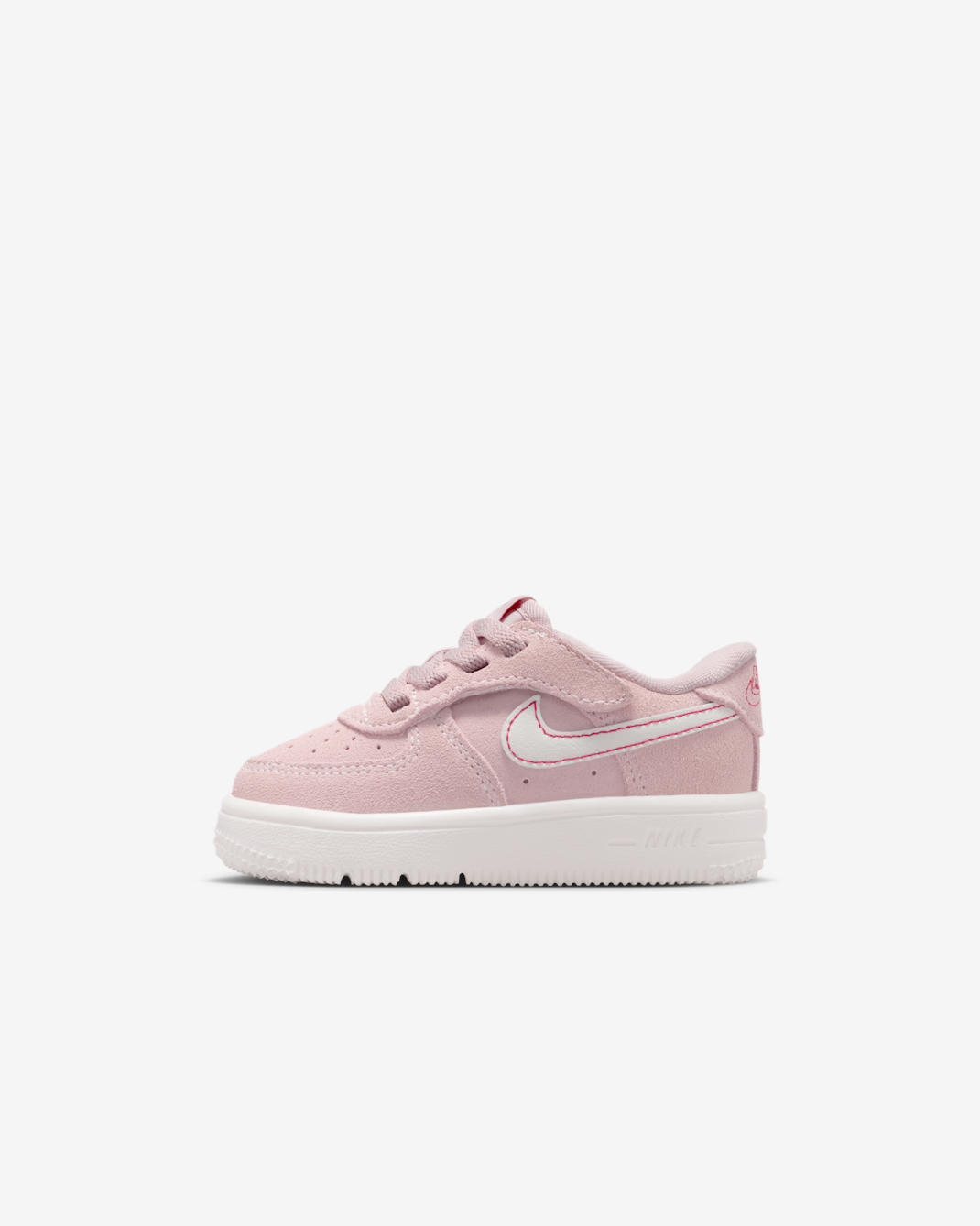 Nike Force 1 Low LV8 EasyOn Baby/Toddler Shoes - Silt Red/University Red/Sail