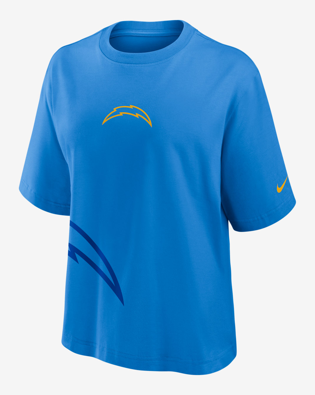 Los Angeles Chargers Boxy Women's Nike NFL T-Shirt - Italy Blue