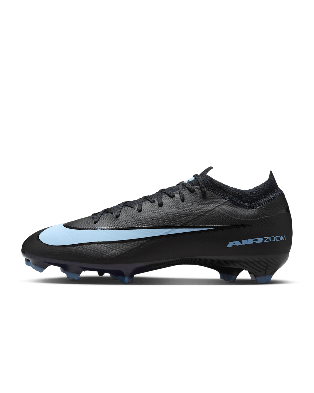 Nike Mercurial Vapor 16 Pro Düşük Bilekli Kuru Çim Zemin Kramponu - Siyah/Ice Blue
