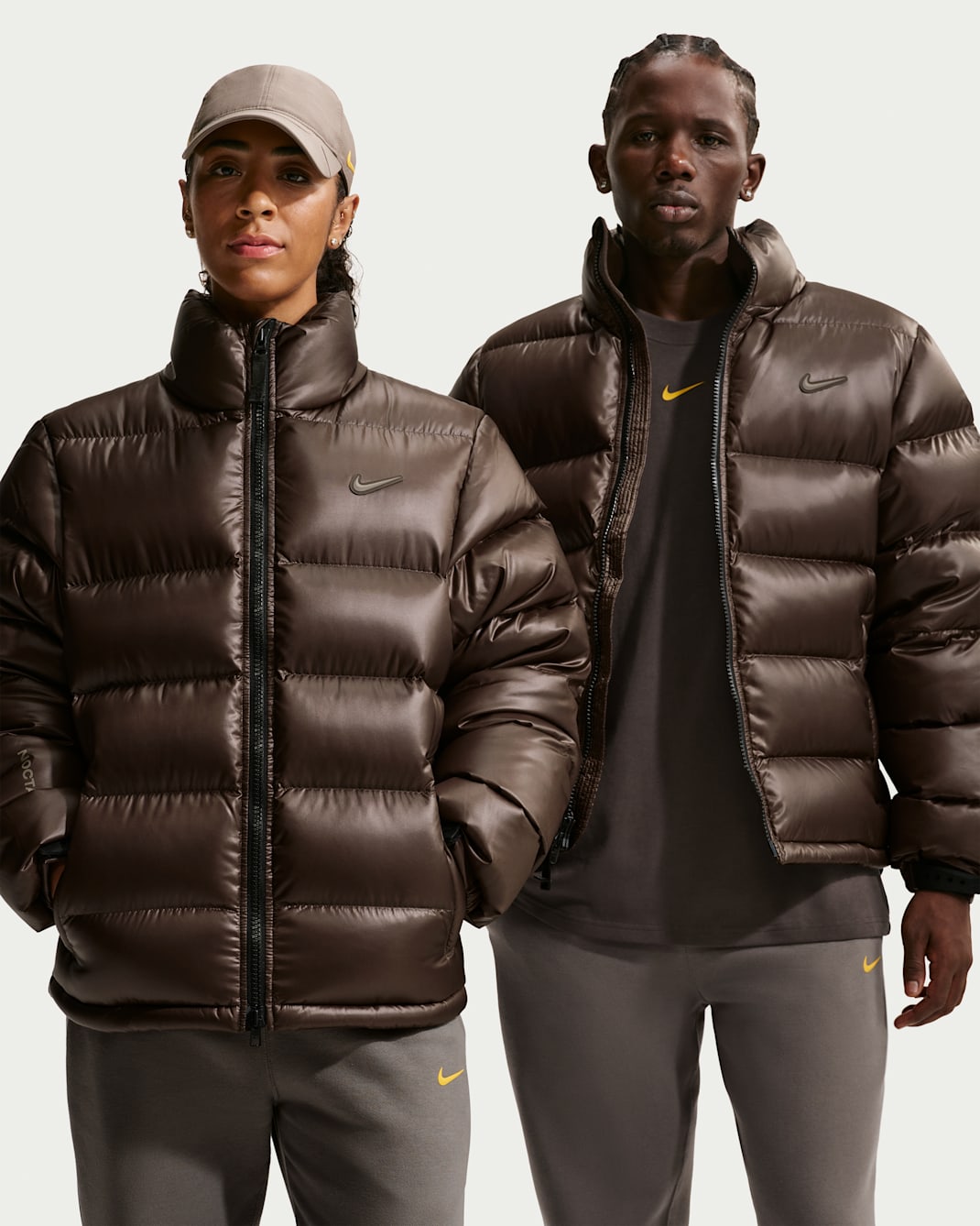 NOCTA Sunset Puffer - Baroque Brown/Olive Grey