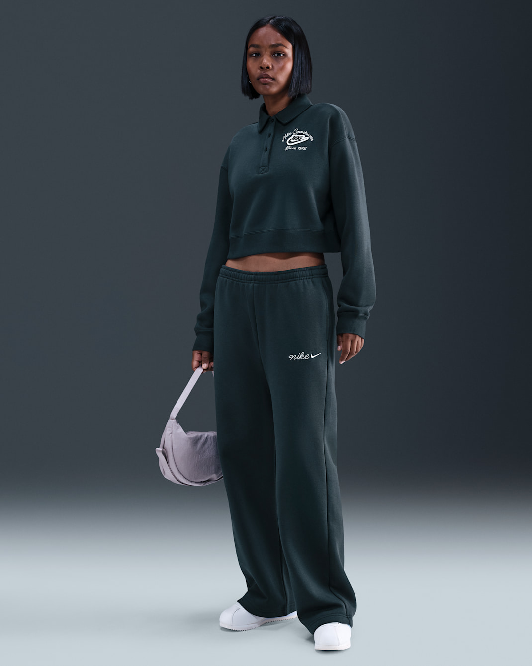 Nike Sportswear Phoenix Fleece Women's Straight-Leg Sweatpants - Seaweed