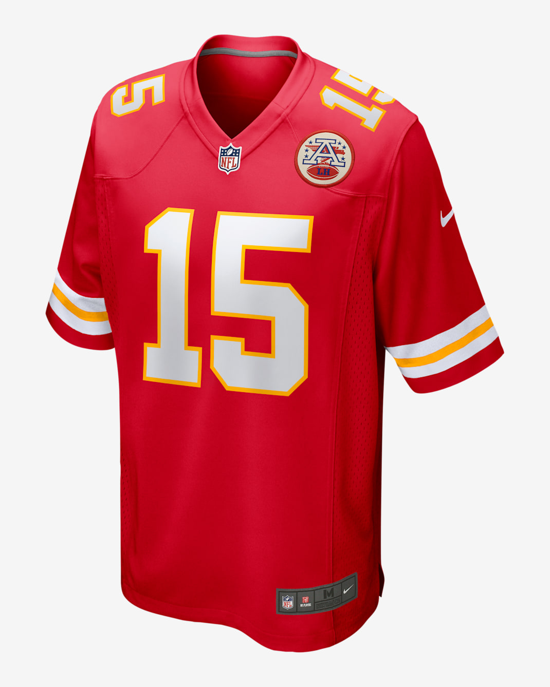 Jersey de juego Nike para hombre Patrick Mahomes Kansas City Chiefs - Rojo universitario