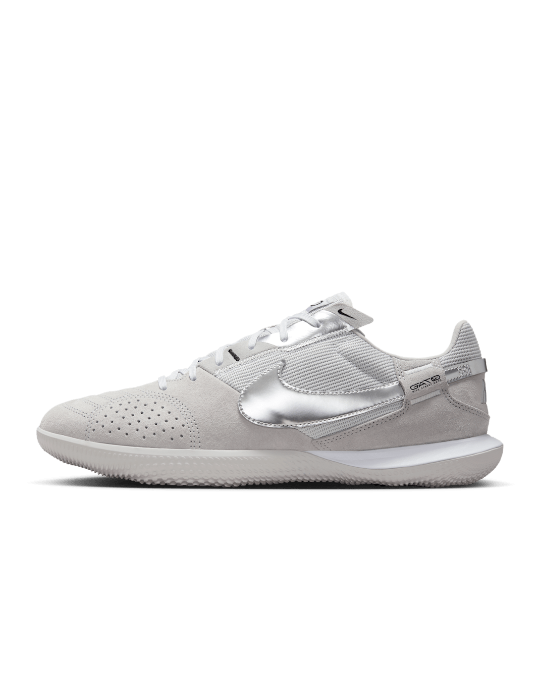 Nike Streetgato Low-Top Football Shoes - Light Smoke Grey/Photon Dust/Metallic Silver