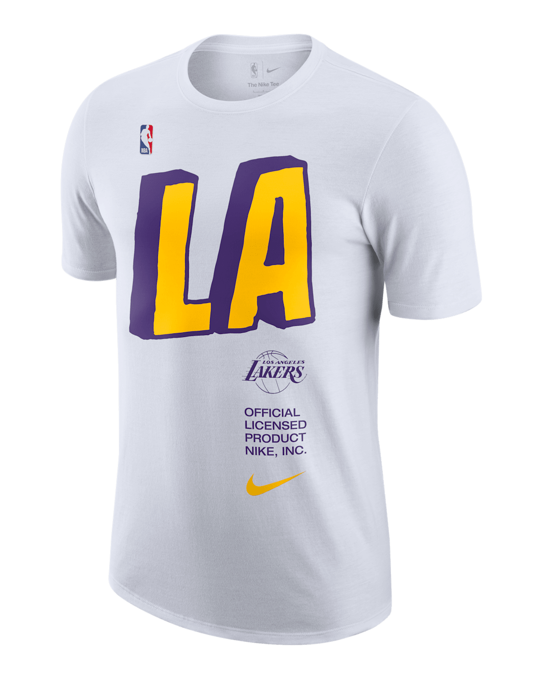 Los Angeles Lakers Men's Nike NBA T-Shirt - White