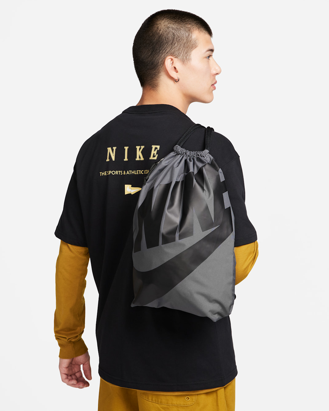 Nike Heritage Gymsack (13L) - Dark Grey/Black/Black