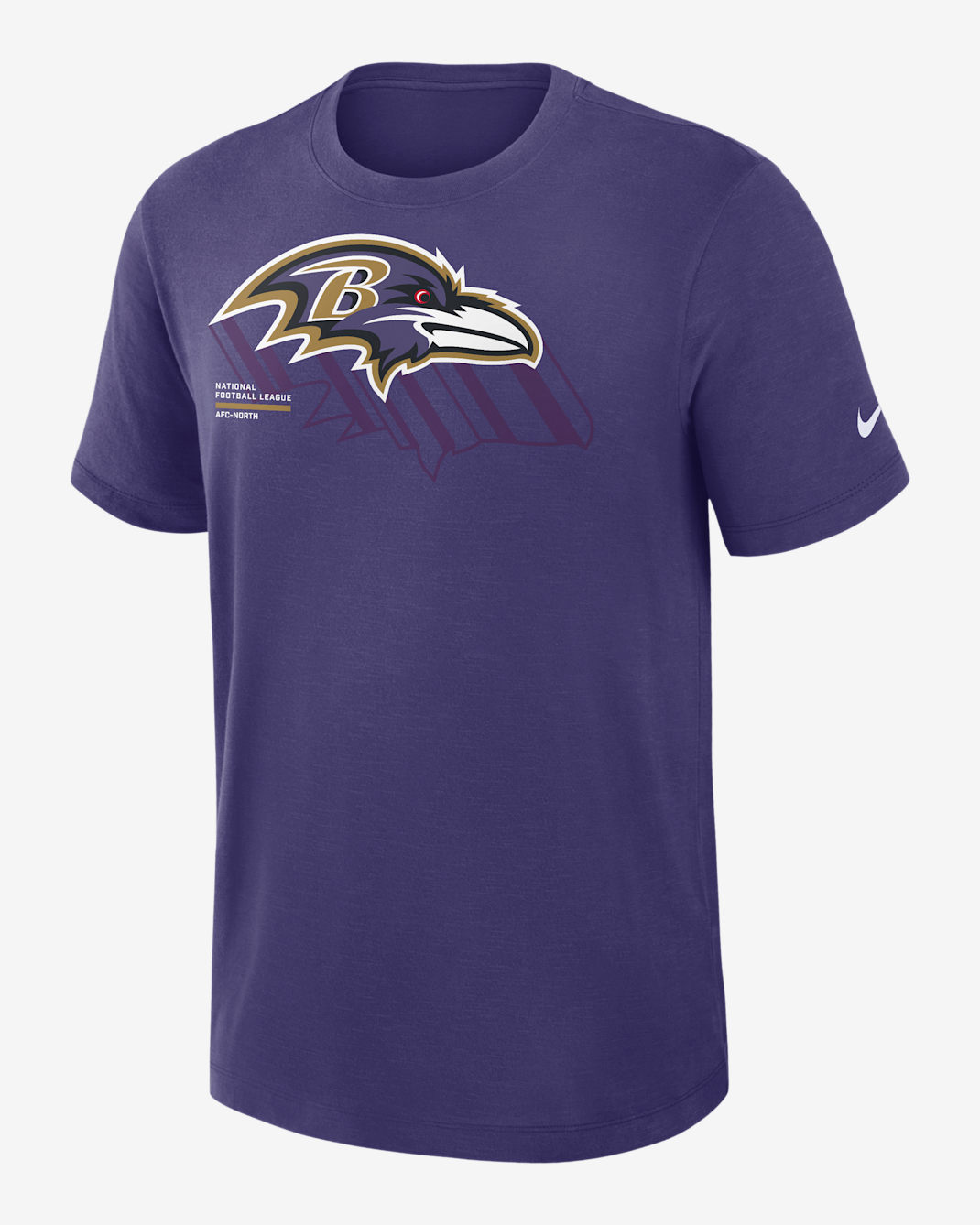 Baltimore Ravens Slub Men's Nike Dri-FIT NFL T-Shirt - Purple