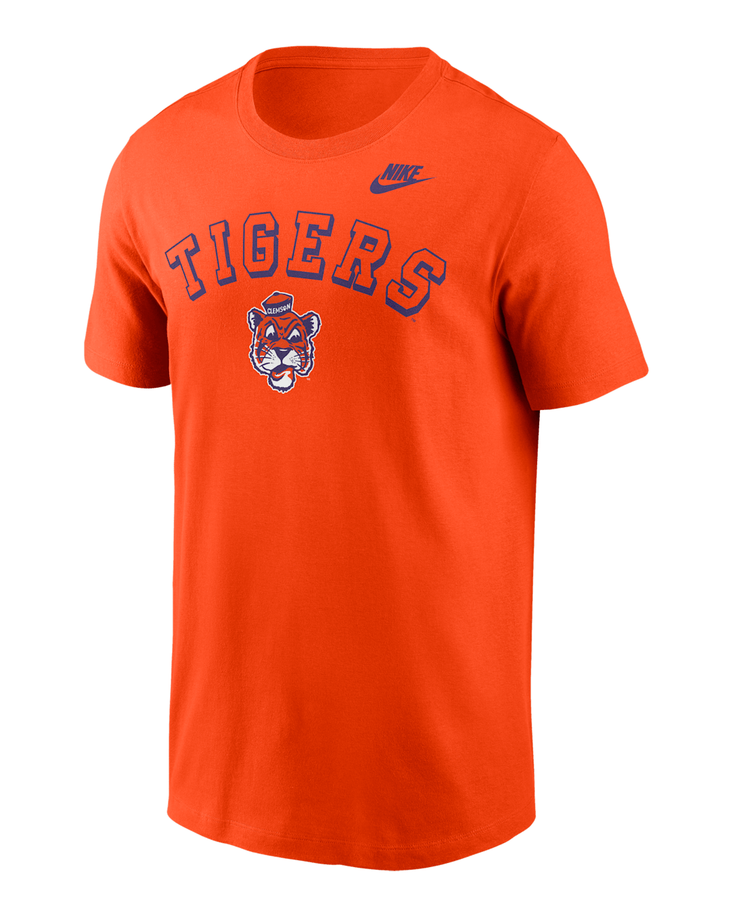 Playera universitaria Nike para hombre Clemson Legacy Nickname - Naranja