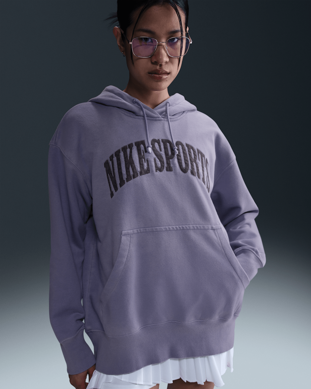 Nike Sportswear Phoenix Fleece Women's Oversized French Terry Hoodie - Dusty Amethyst