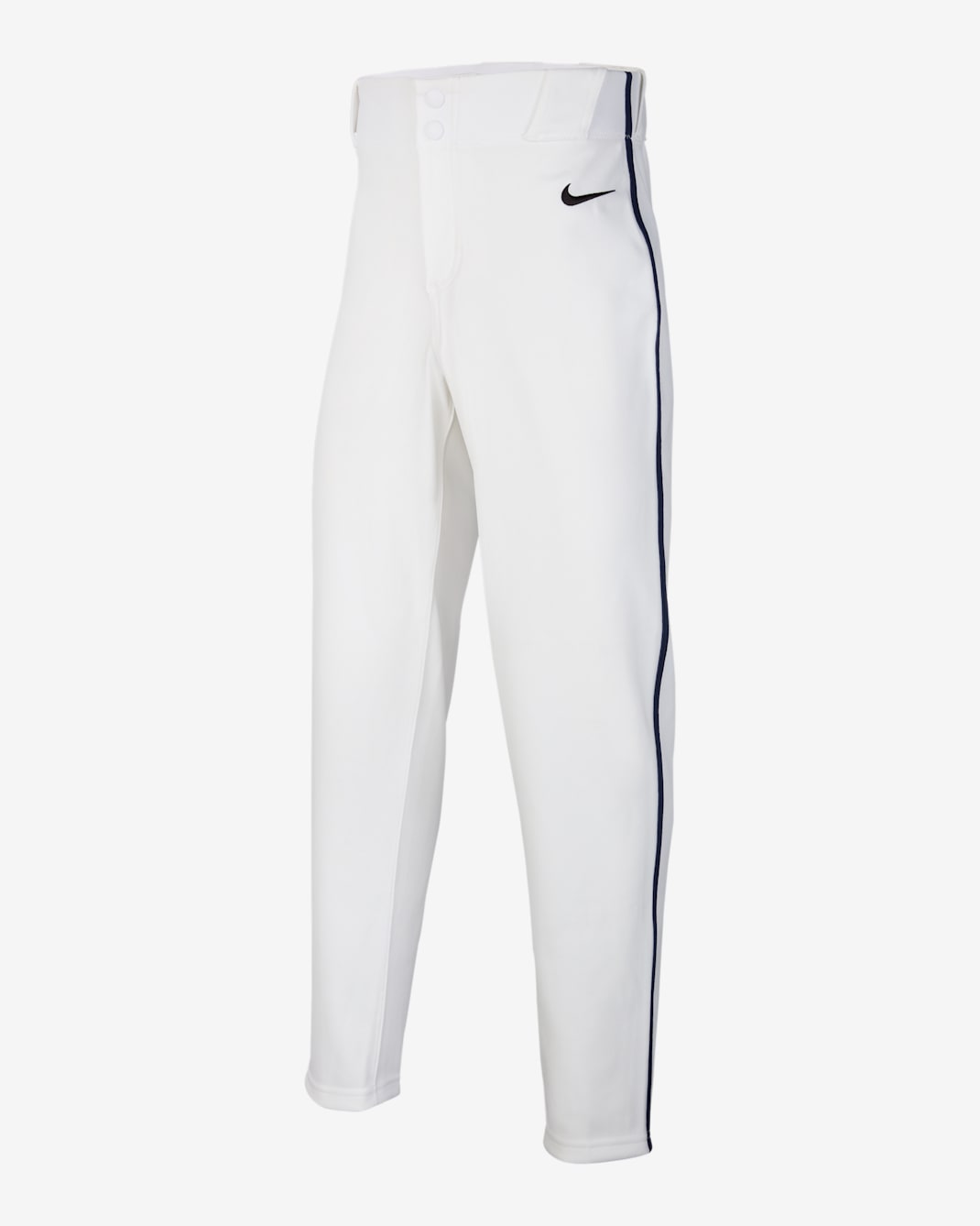 Pants de béisbol entubados para niños talla grande Nike Vapor Select 2 - Blanco/Azul marino medianoche/Negro