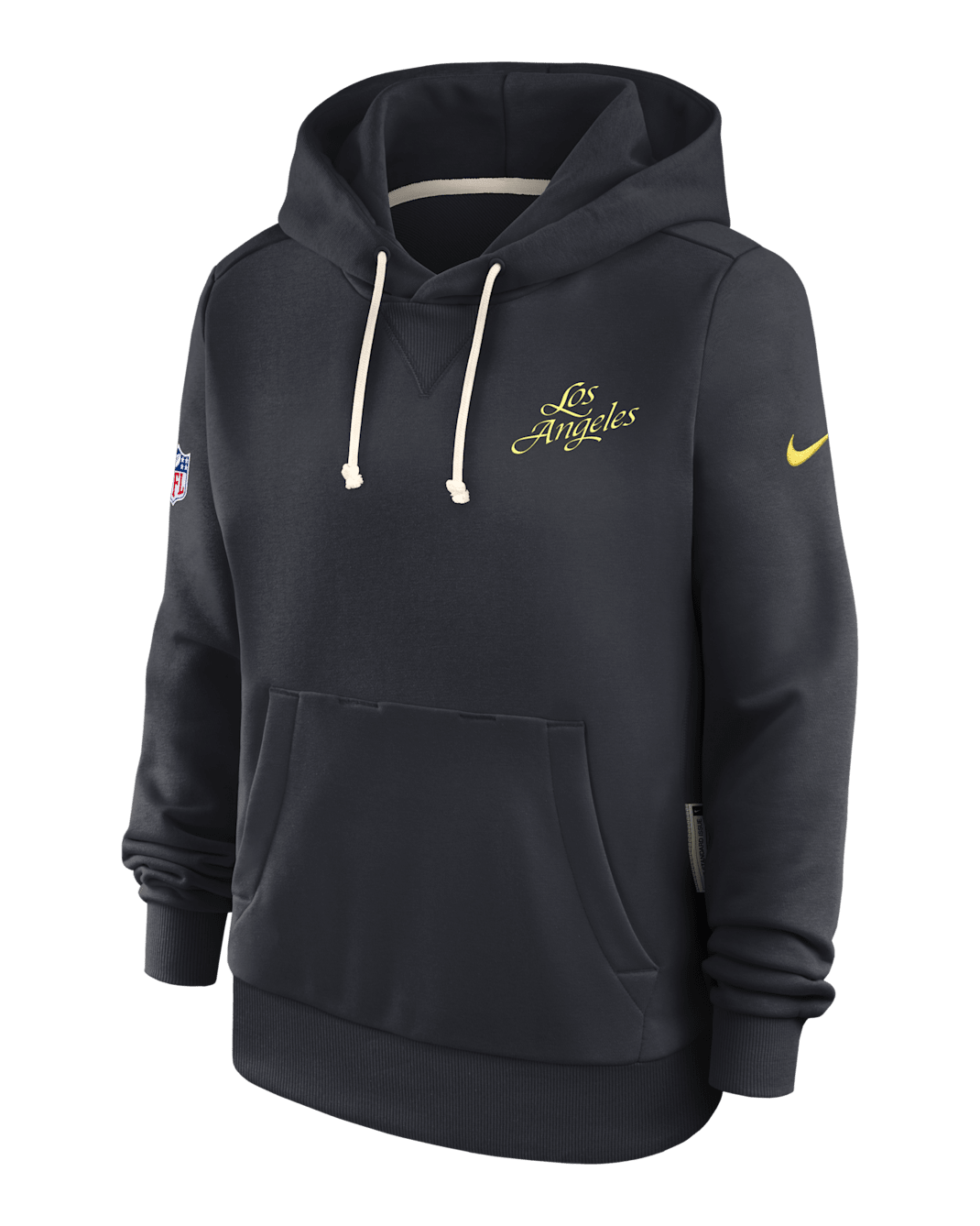 Los Angeles Rams Rivalries Collection Sideline Women's Nike Dri-FIT NFL Pullover Hoodie - Navy