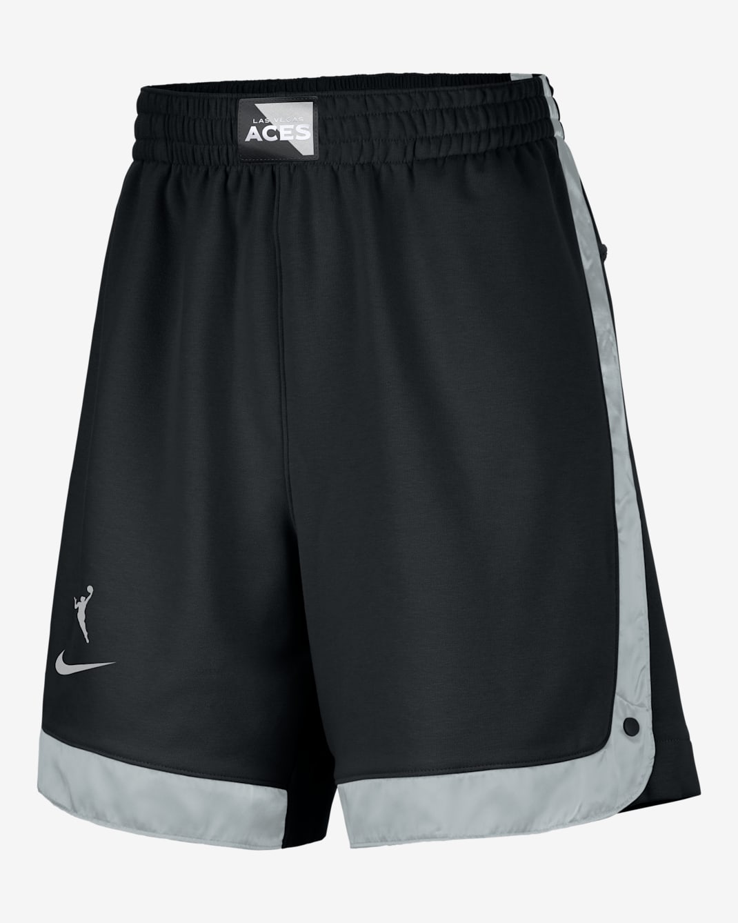 Las Vegas Aces Women's Nike WNBA Fleece Shorts - Black/Flat Silver/Flat Silver