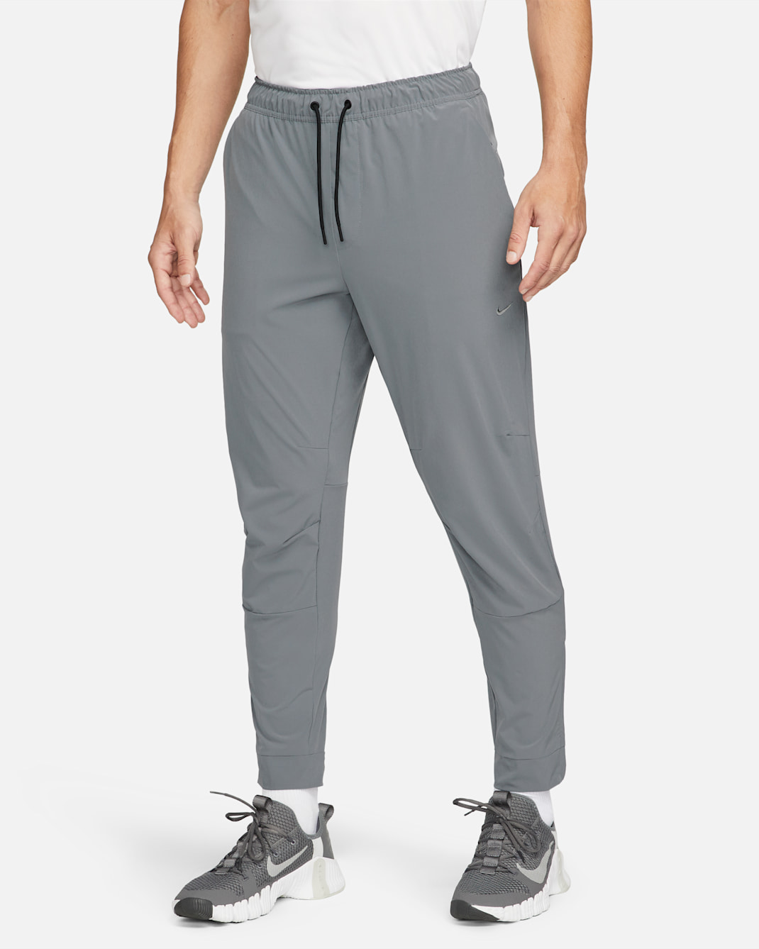 Nike Unlimited Men's Dri-FIT Zip Cuff Versatile Trousers - Smoke Grey/Black/Smoke Grey