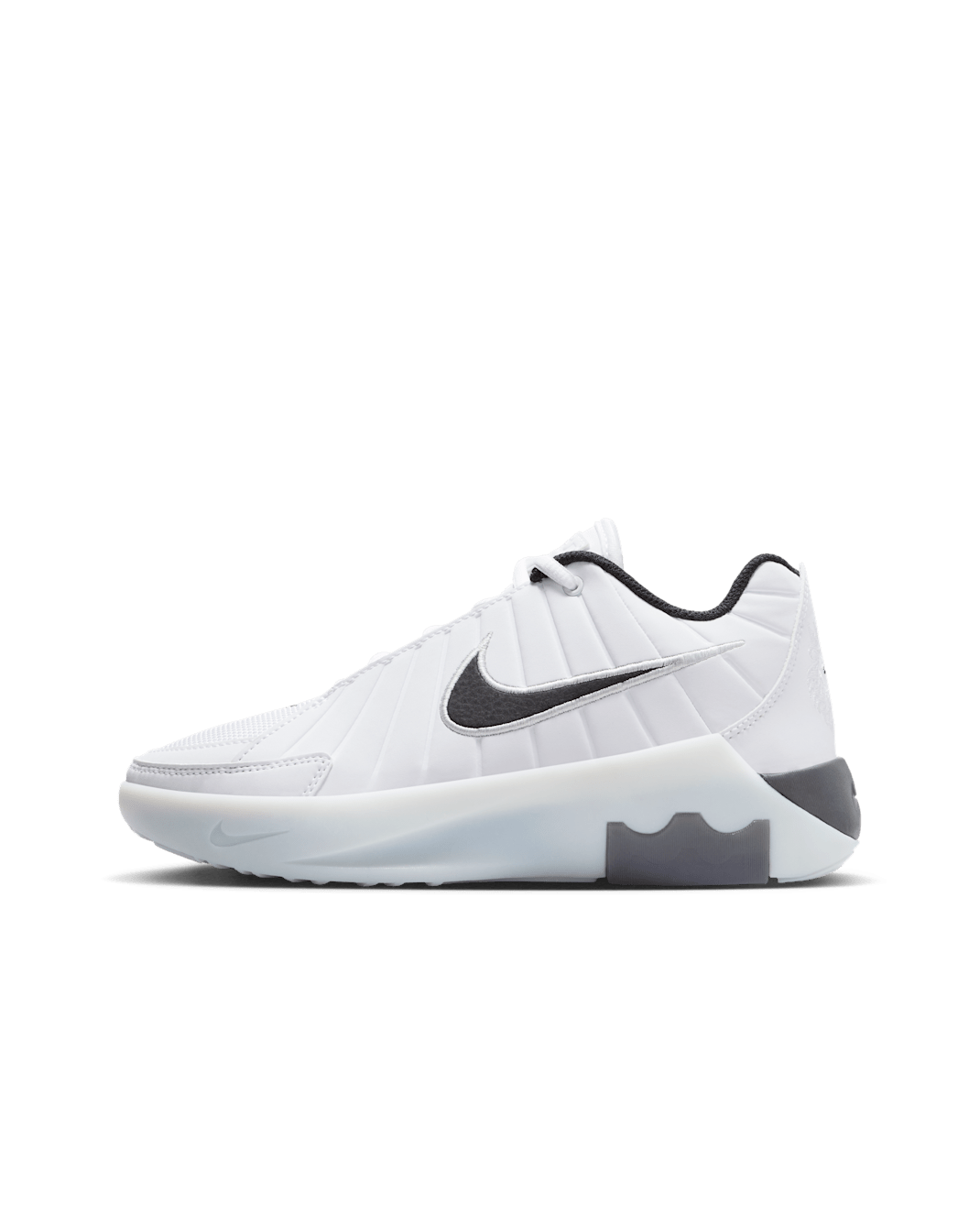 LeBron Witness 9 Older Kids' Basketball Shoes - White/Neutral Grey/Black