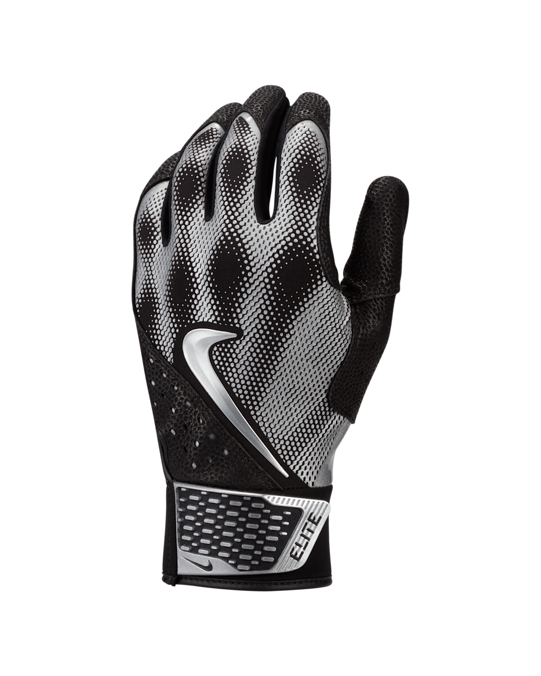 Nike Alpha Elite Baseball Batting Gloves (1 Pair) - Black