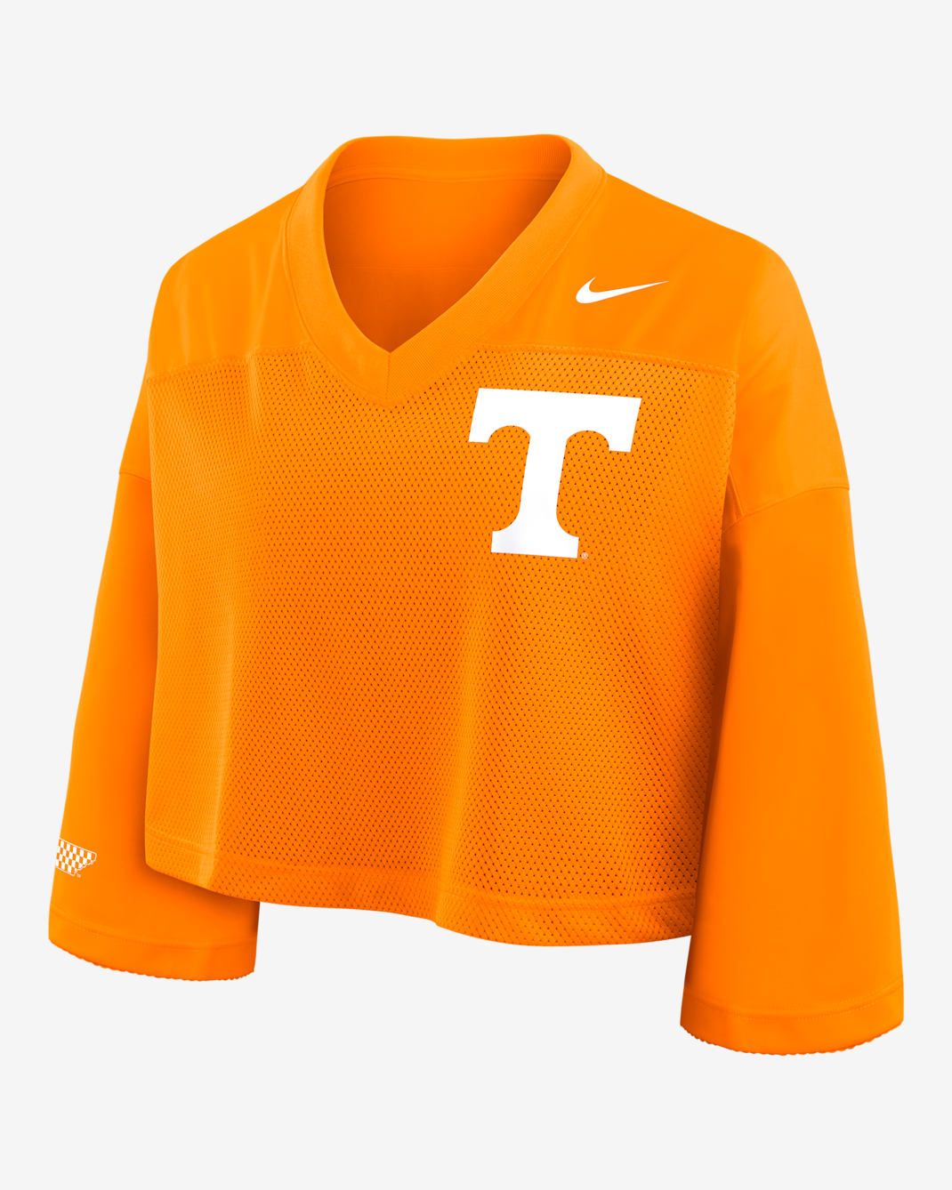 Top universitario Nike Dri-FIT cropped para mujer Tennessee Jersey - Naranja
