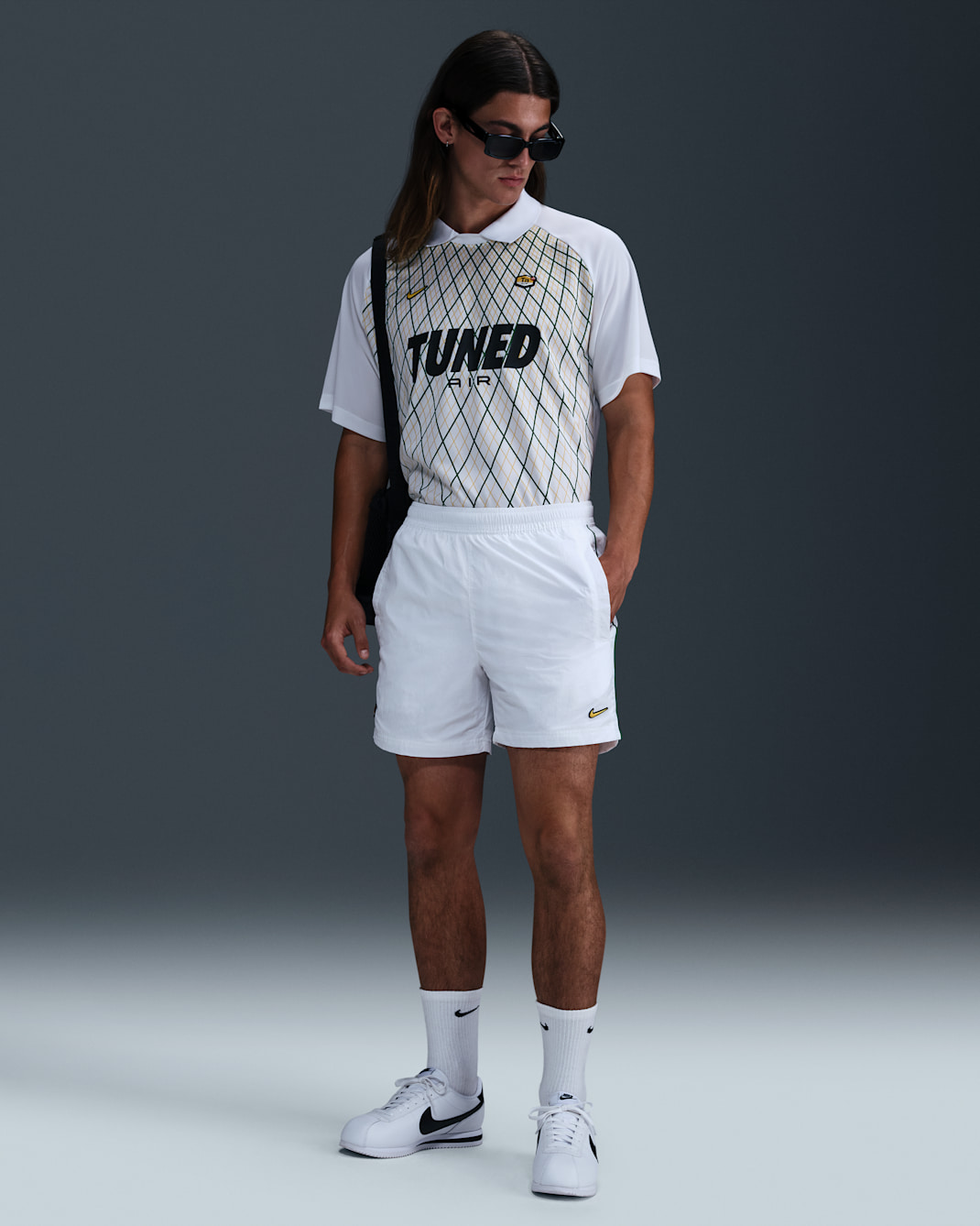Ανδρικό υφαντό σορτς Nike Sportswear - Λευκό