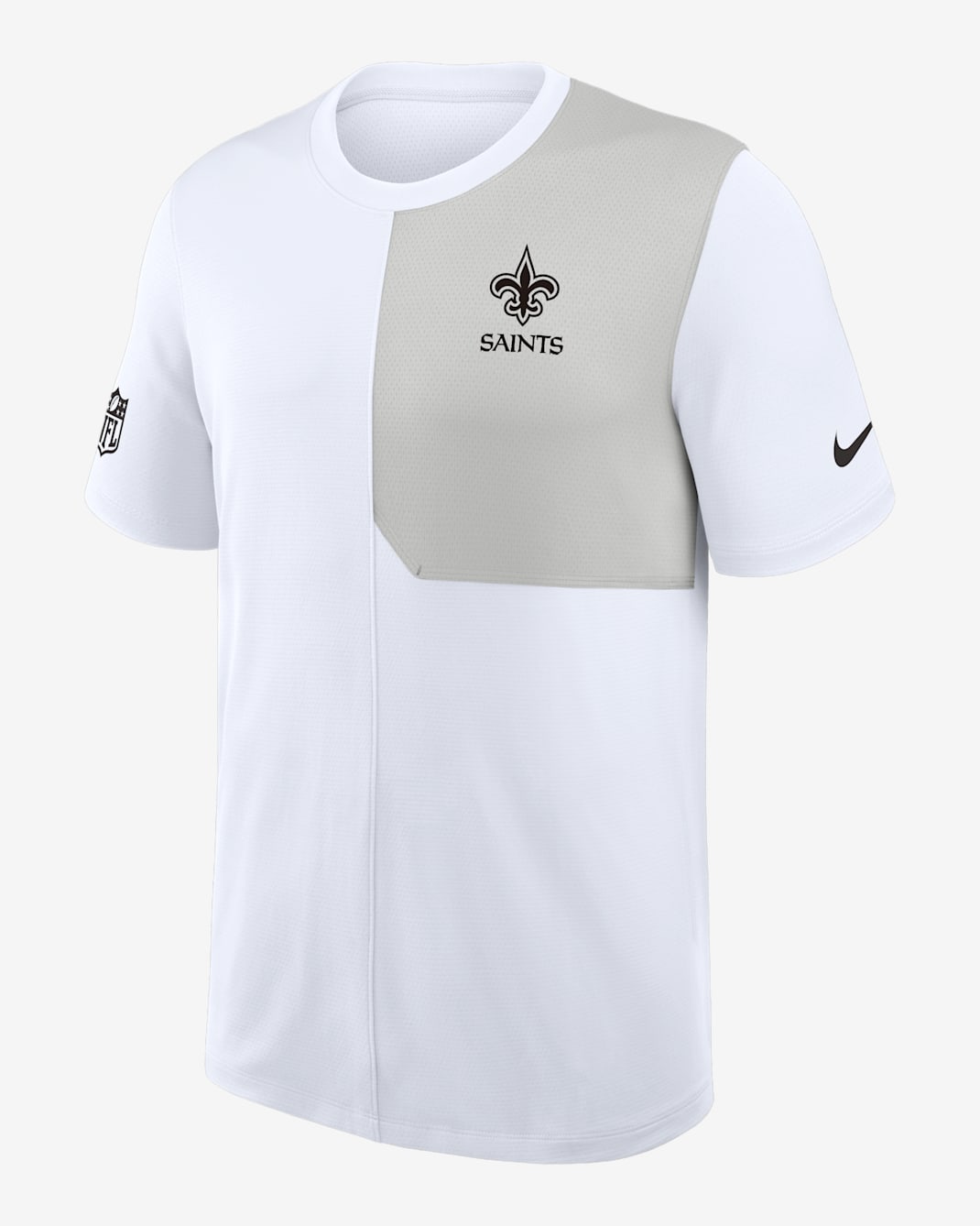 New Orleans Saints Sideline Coach Men's Nike Dri-FIT NFL Top - White