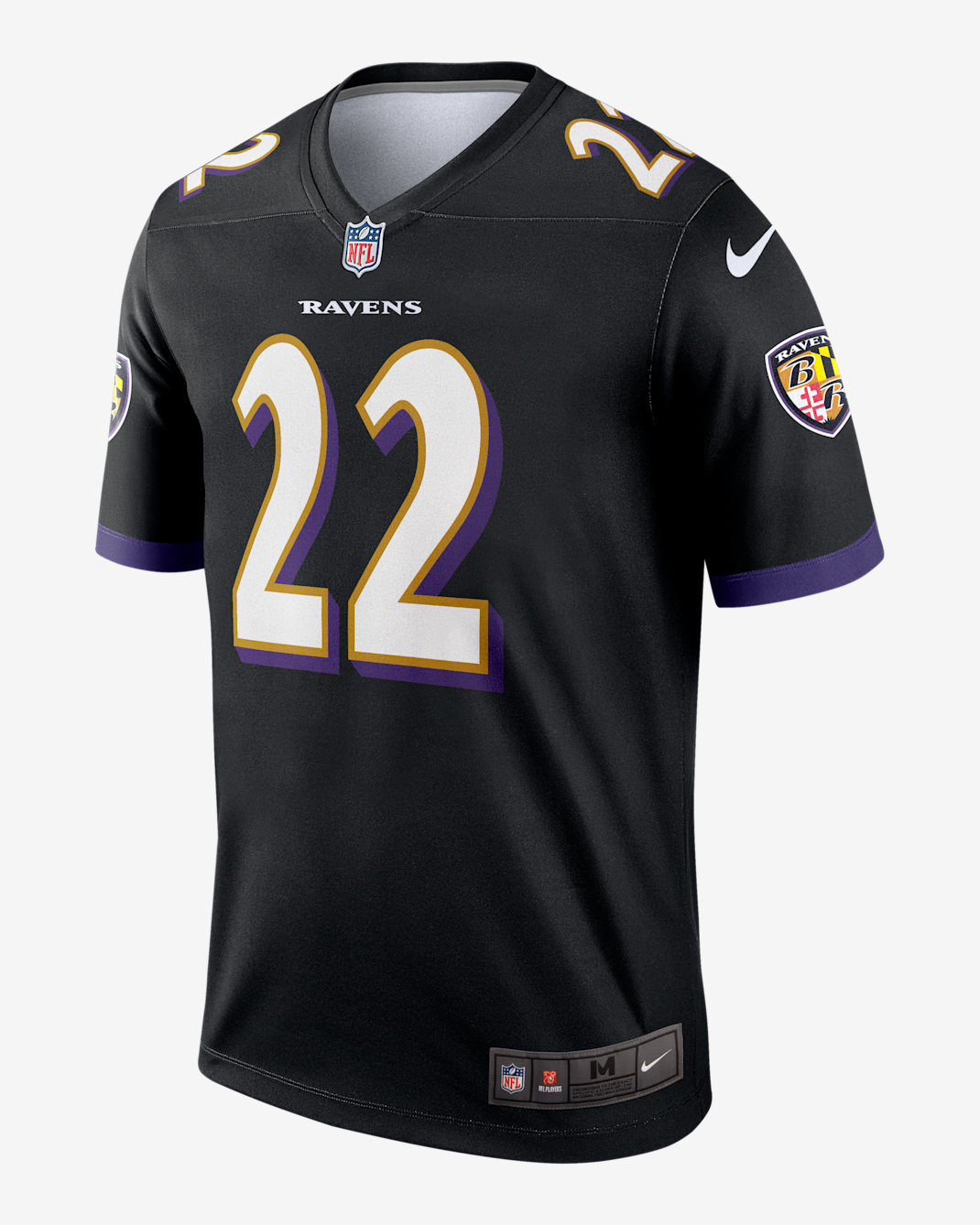 Derrick Henry Baltimore Ravens Men's Nike Dri-FIT NFL Legend Jersey - Black