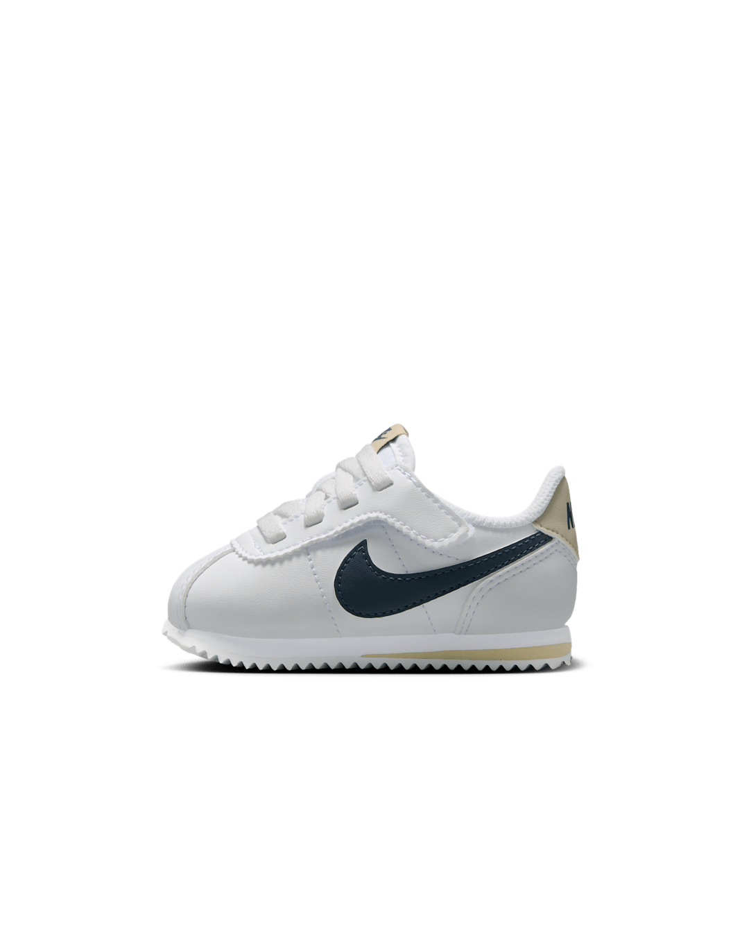 Nike Cortez EasyOn Baby/Toddler Shoes - White/Desert Khaki/Thunder Blue