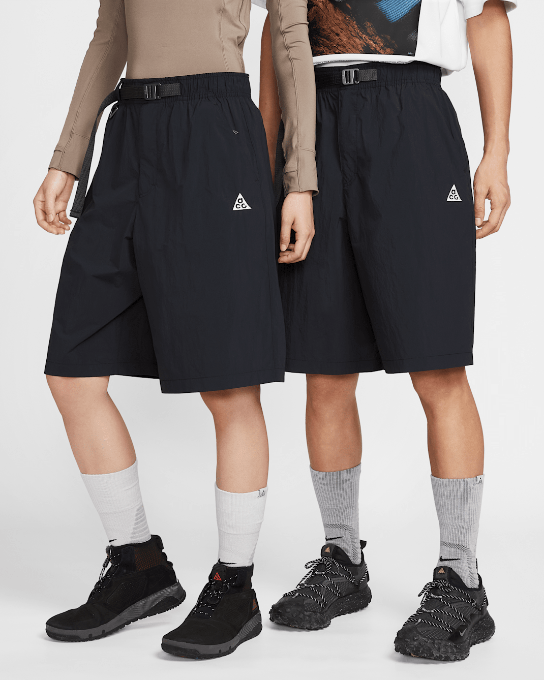 Nike ACG 'Orb Weaver' UV Repel Oversized Shorts - Black/Anthracite/Summit White