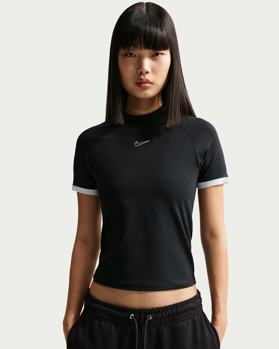 Nike Sportswear Women's Slim Short-Sleeve Top - Black