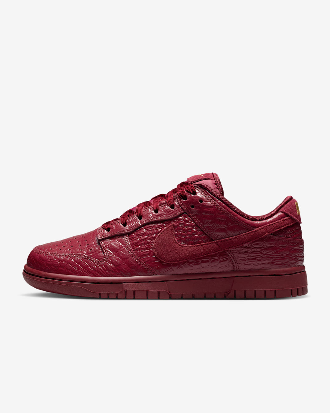 Nike Dunk Low Women's Shoes - Team Red/Metallic Gold/Dark Team Red/Team Red