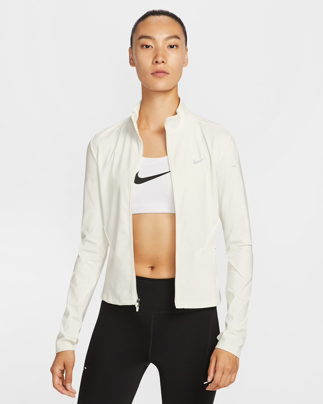 Nike Swift Women's Dri-FIT Full-Zip Mid-Layer Running Top - Sail