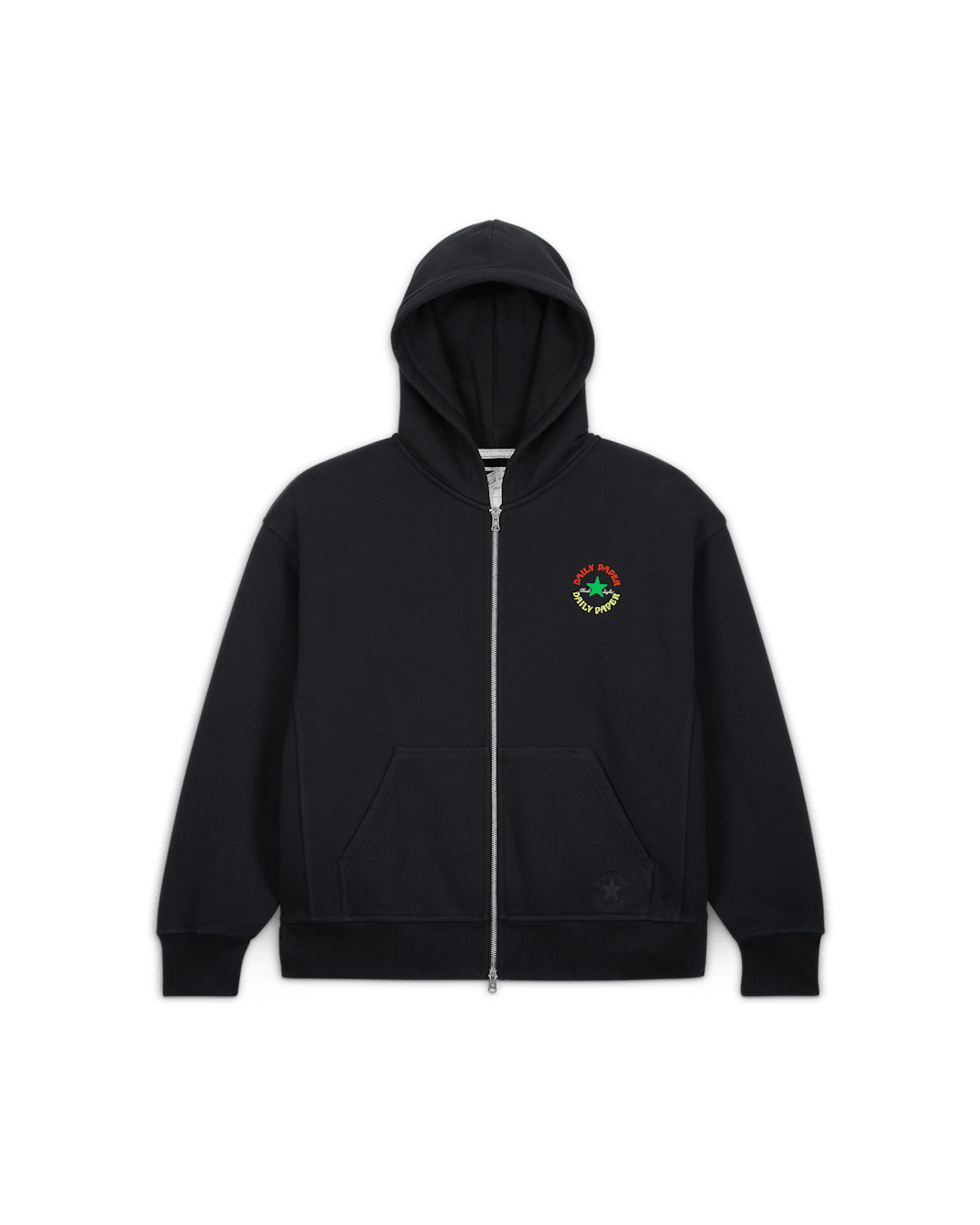 Converse x Daily Paper Full Zip Hoodie - Black