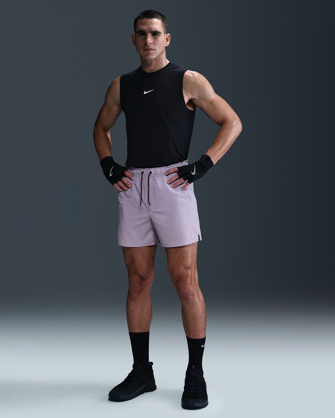 Nike Unlimited Men's Dri-FIT 5" Unlined Versatile Shorts - Hydrangeas/Black/Hydrangeas