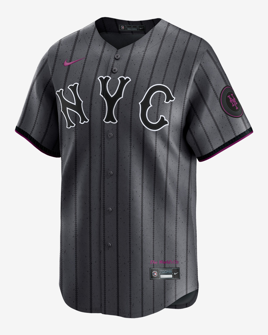 Pete Alonso New York Mets City Connect Men's Nike Dri-FIT ADV MLB Limited Jersey - Iron Grey