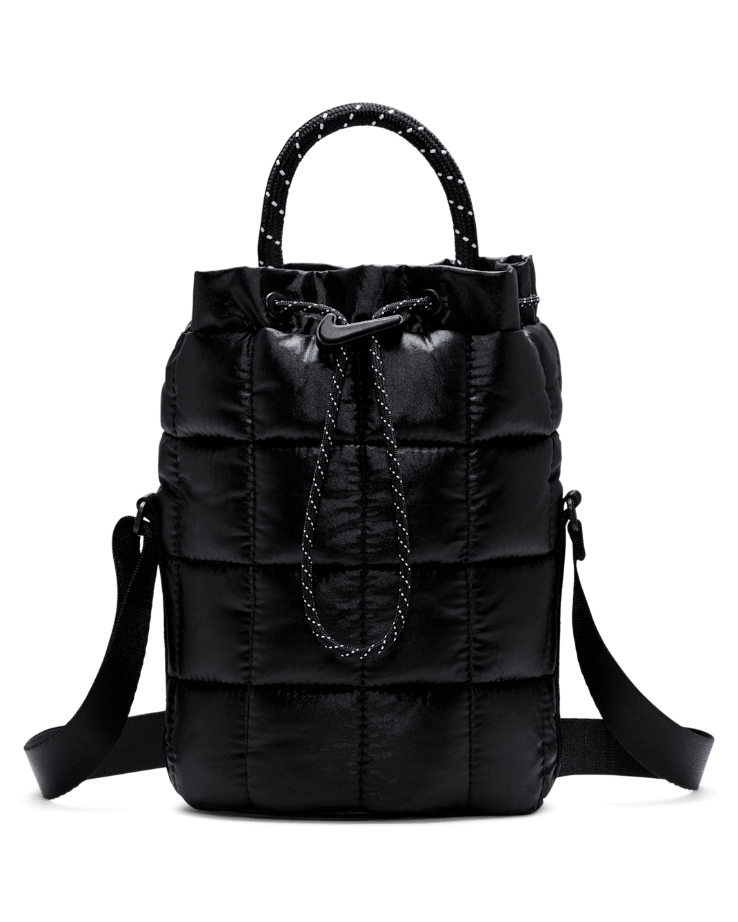 Tote pequeno Nike Sportswear Puffle (3 L) - Preto/Cinzento Iron/Preto