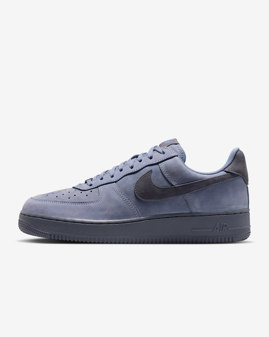 Tenis para hombre Nike Air Force 1 Low Retro Premium - Azul cielo oscuro/Gris azul oscuro